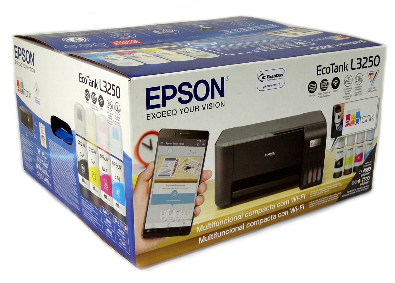 Impressora e Monitor - Impressora Multifuncional Epson Tanque de Tinta L3250