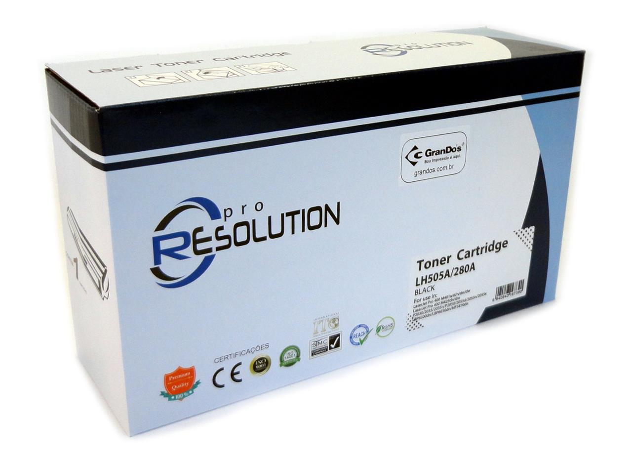 Toner Similar Pro Resolution para Impressoras e Multifuncionais - Toner Resolution CE505A CF280A