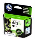 Cartucho de Tinta HP662XL Preto CZ105AB para Impressora Multifuncional HP Deskjet Ink Advantage 1015 1515 1516 2515 2516 2545 2546 2645 2646 3515 3516 3545 3546 4646
