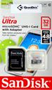 Cartão micro SDHC UHS-I 32GB Sandisk Ultra Classe 10 SDSQUNB-032G-GN3MA