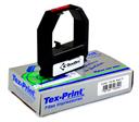 Fita para Relógio de Ponto Cartográfico Texprint TP129 para Biash Dataprint Digiponto Time Card Keypass Lugane Jupiter Vega X-Card 100 X-Card 300 RC-1000 RG Card Grafite