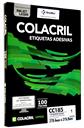 Etiquetas Adesivas em Papel Tamanho Carta para Impressora Jato de Tinta e Laser da Colacril CC185 15,9x279,4 Milímetros com 1 Etiquetas por Folha.[ Os modelos 6085 e 6285 têm as mesmas medidas. ]