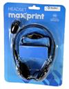 Fones de Ouvido com Microfone Preto Headset Maxprint 60231-4