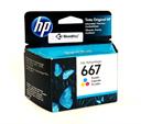 Cartucho de Tinta Original HP667 Colorido 3YM78AB Para HP DeskJet Ink Advantage 1275 2374 2375 2376 2700 2774 2775 2776 HP DeskJet Ink Advantage Plus 6475 6476