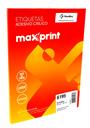 Folhas de Etiquetas Adesivas em Papel Tamanho Carta para Impressora Jato de Tinta e Laser da Maxprint 59,3x85,7 Milímetros com 8 Etiquetas por Folha.[ O modelo 6095 tem a mesma medida. ]