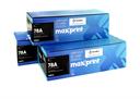 Toner Preto Compatível CE278A Maxprint 78A no atacado em caixa com 3 toners para impressoras Laserjet Série P1606 P1566 P1560 M1322 M1530 M1536