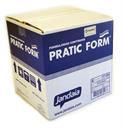 Papel Contínuo Microsserrilhado Branco para impressora matricial Pratic Form 17126 240 X 280 com 3000 Folhas 'Não é picotado ao meio'