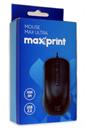 Mouse Usb Maxprint Ultra com fio Preto 1000dpi