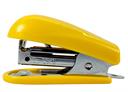 Grampeador Mini Plástico Semiautomático Amarelo Maxprint MX G15 Capacidade 15 Folhas