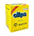 Clips Linha Leve Numero 2/0 caixa com 300g Galvanizado Bacchi