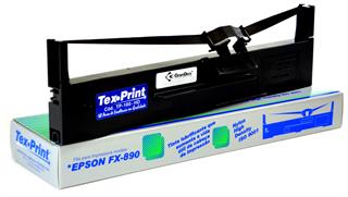 Fita para impressora matricial Epson FX-890 TexPrint TP 100 FX890 LQ590 compatível com SO15329 SO15337