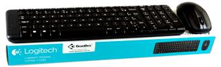 Teclado e Mouse Sem Fio Logitech MK220