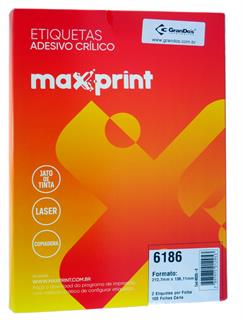 Etiquetas 6186 212,7mm x 138,11mm Maxprint