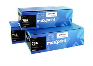 Toner Maxprint CE278A na Caixa com 3 Toners
