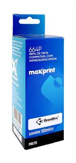 Refil de Tinta Maxprint Similar 664 Preto