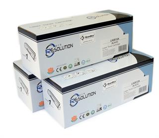 Toner Resolution Q2612A na caixa com 3 toners