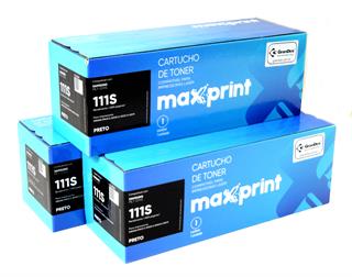 Toner Maxprint MLT-D111S na Caixa com 3 Toners