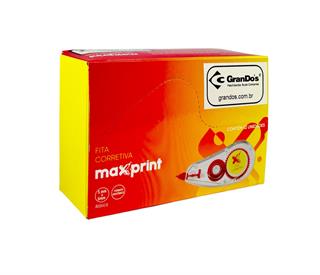 Corretivo em Fita 5 mm x 6 metros Maxprint na Caixa com 12 unidades
