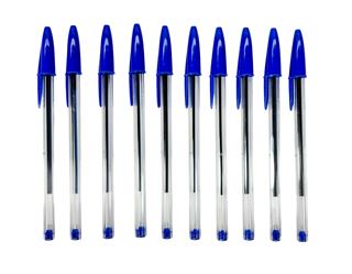 Caneta Esferográfica Azul Bic Cristal com 10 unidades