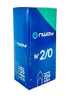 Clips Numero 2/0 caixa com 725 unidades