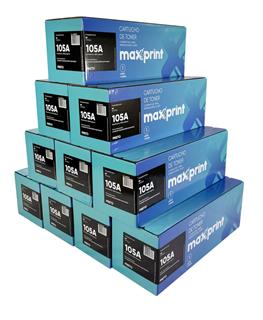 Toner Maxprint 105A na Caixa Com 10 Toners 2000 Páginas