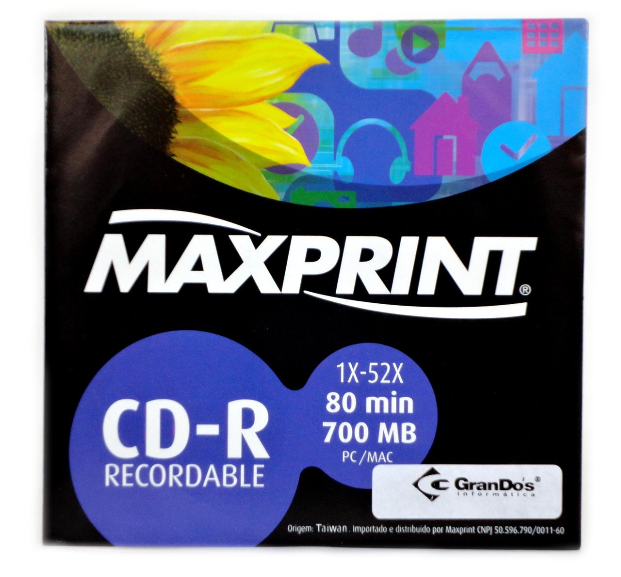para Gravação - CD-R Maxprint