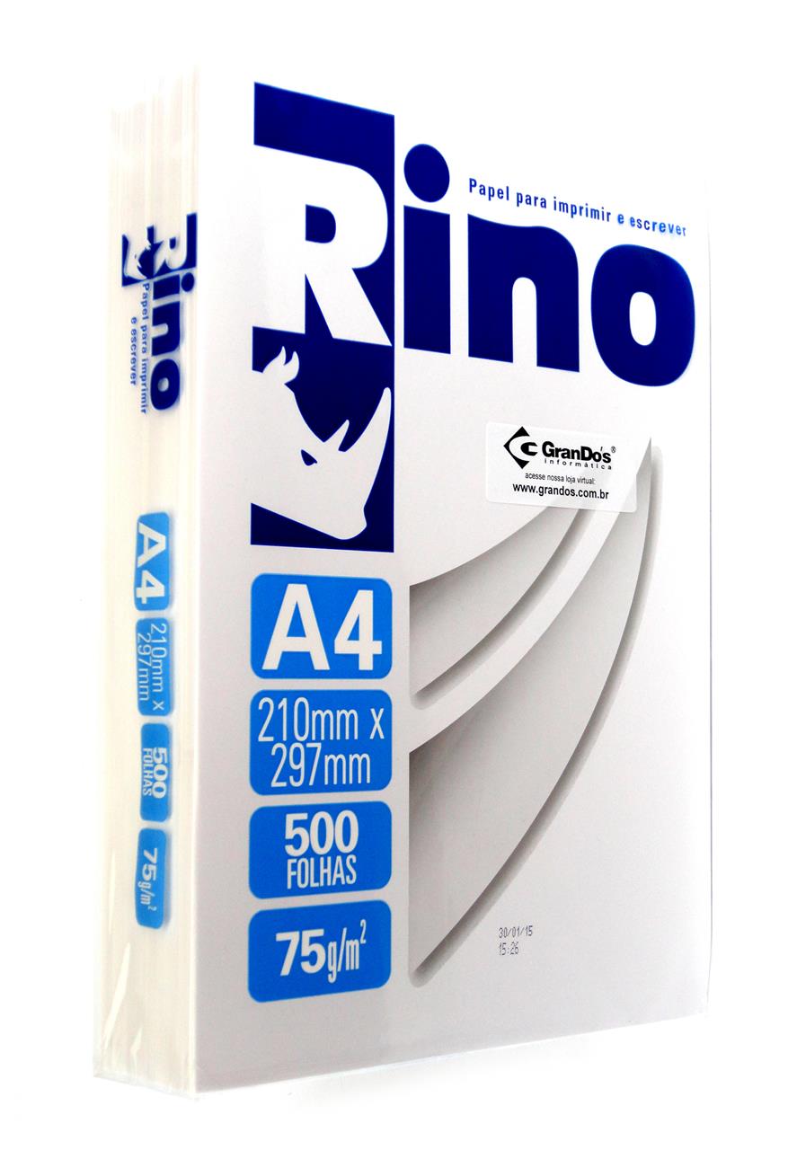 GranDo's Informática - Papel Sulfite Rino