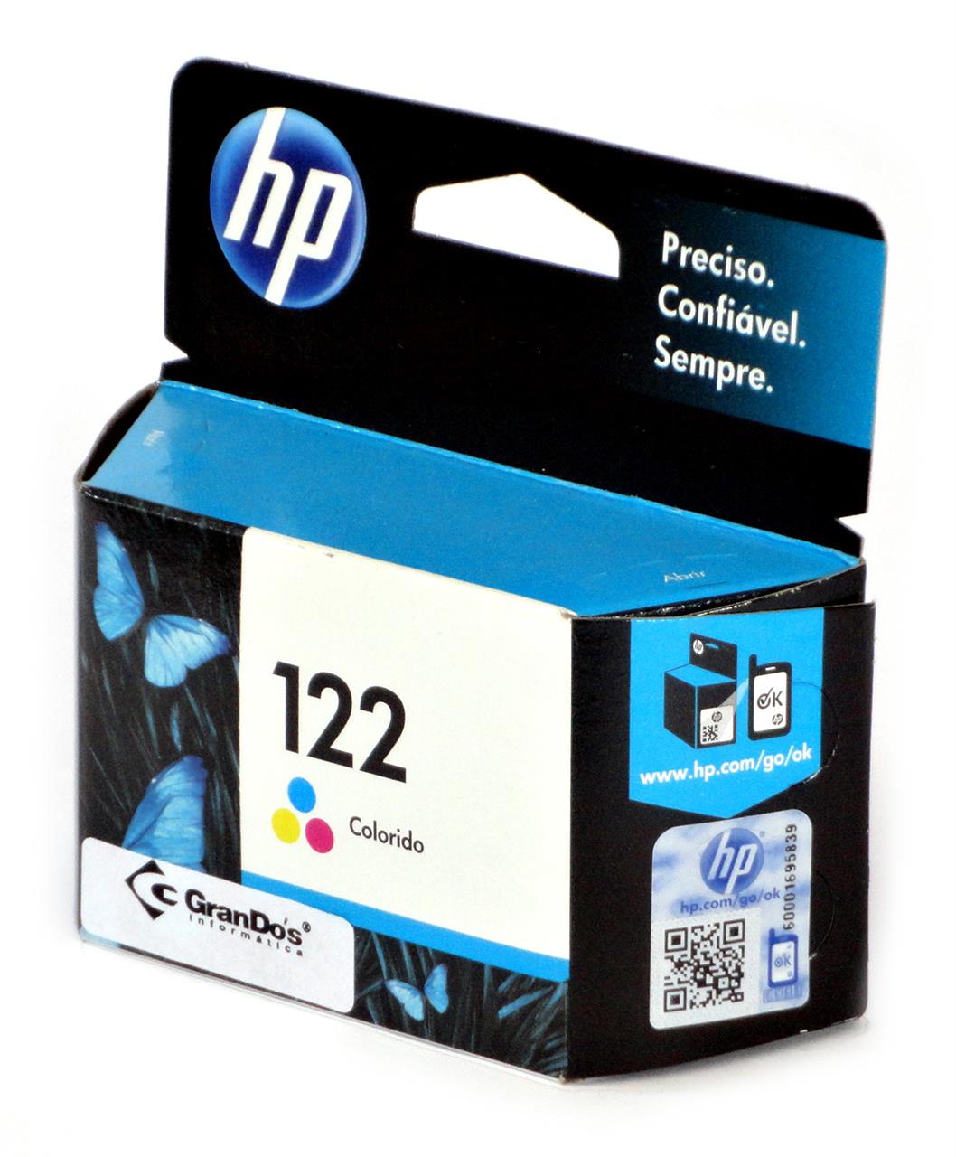 Cartucho Original HP 122 Colorido CH562HB