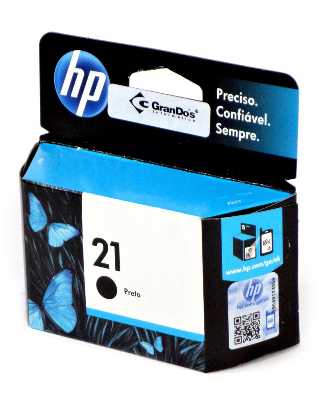 Cartucho Original HP 21 Preto C9351AB