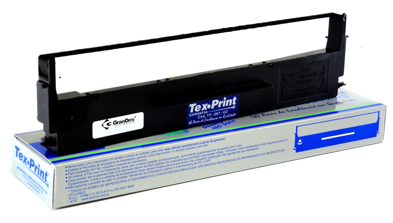 Fitas para Impressoras Matriciais - Fita para Epson LX 300 TexPrint com 14 metros