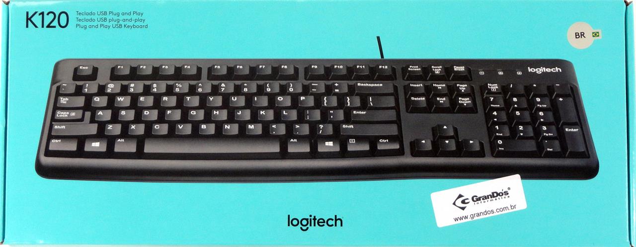 Teclado - Teclado Usb Logitech K120