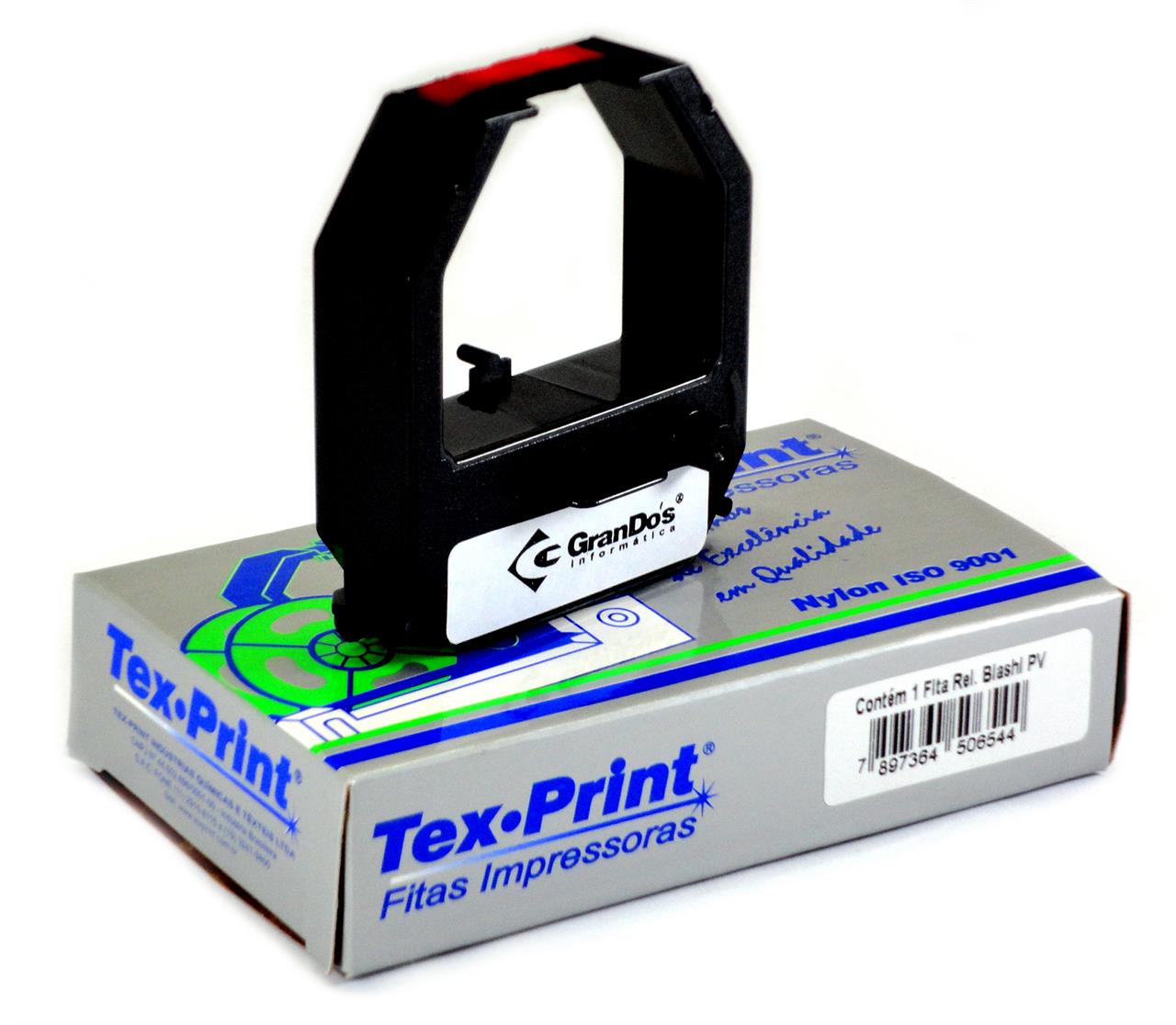 Fita para Relógio de Ponto Cartográfico X Card 300 Texprint TP 129