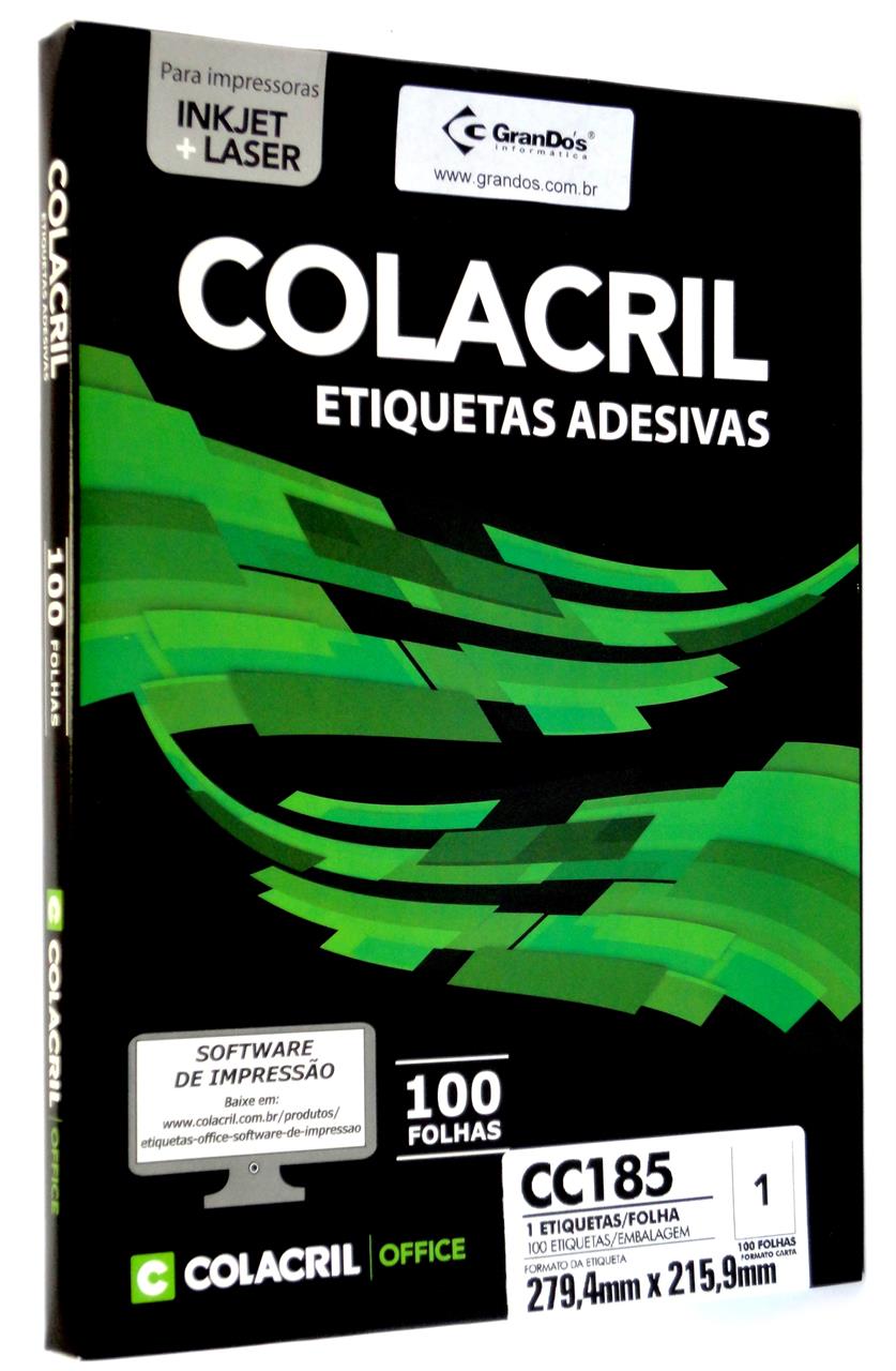 Etiquetas 6185 215,9mm x 279,4mm Colacril