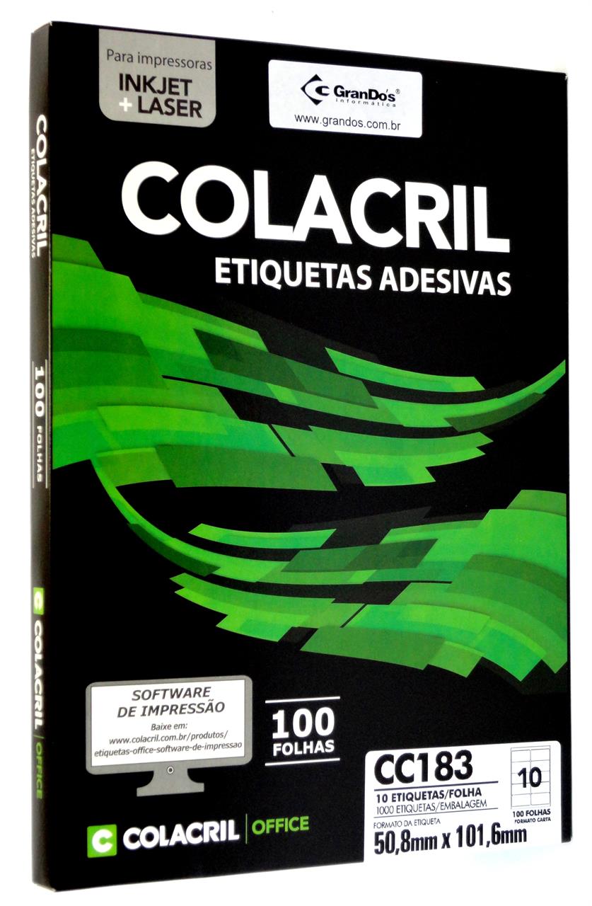 Etiquetas 6183 50,8mm x 101,6mm Colacril