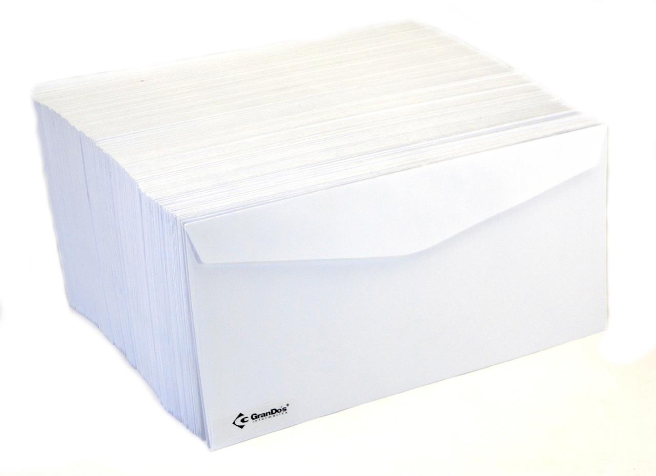  - Envelope 114 x 229 Branco na caixa com 250