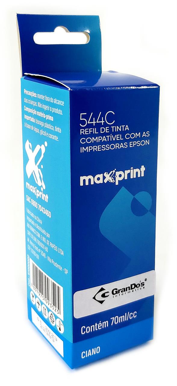 Refil De Tinta Maxprint Similar 544 Ciano