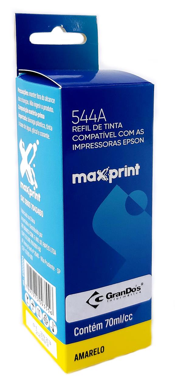 Refil De Tinta Maxprint Similar 544 Amarelo