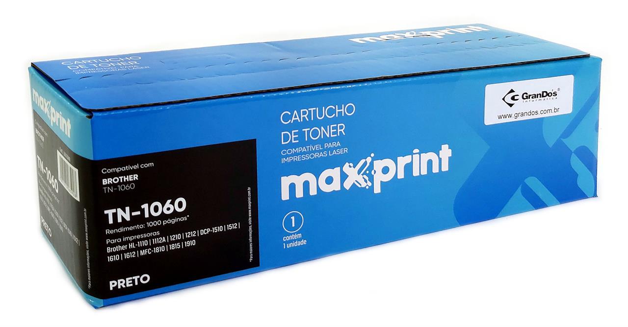 Toner e Fotocondutor para Brother - Toner Maxprint TN1060