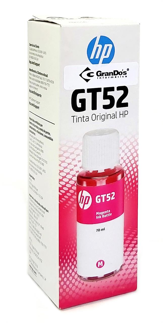 Refil de Tinta Original HP GT52 Magenta
