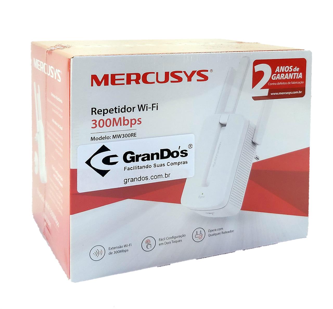 Repetidor de Sinal Wireless 300 Mbps Mercusys