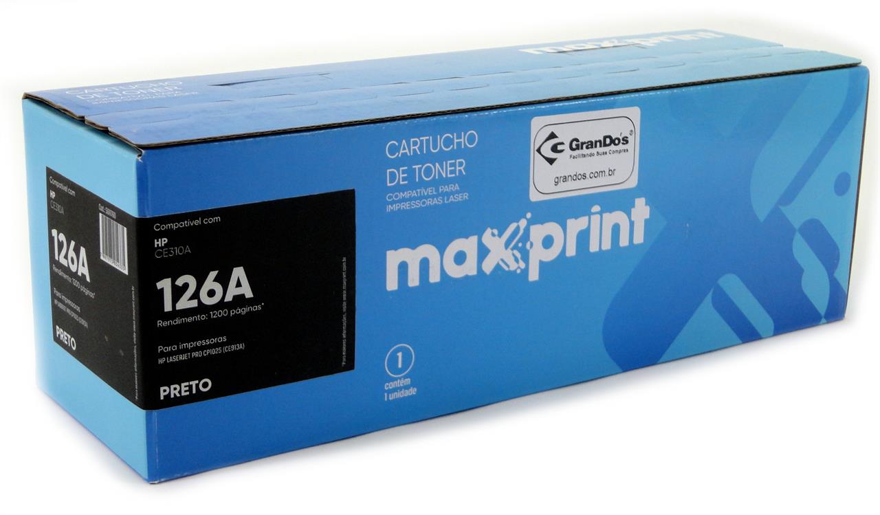 Toner Maxprint CE310A Preto
