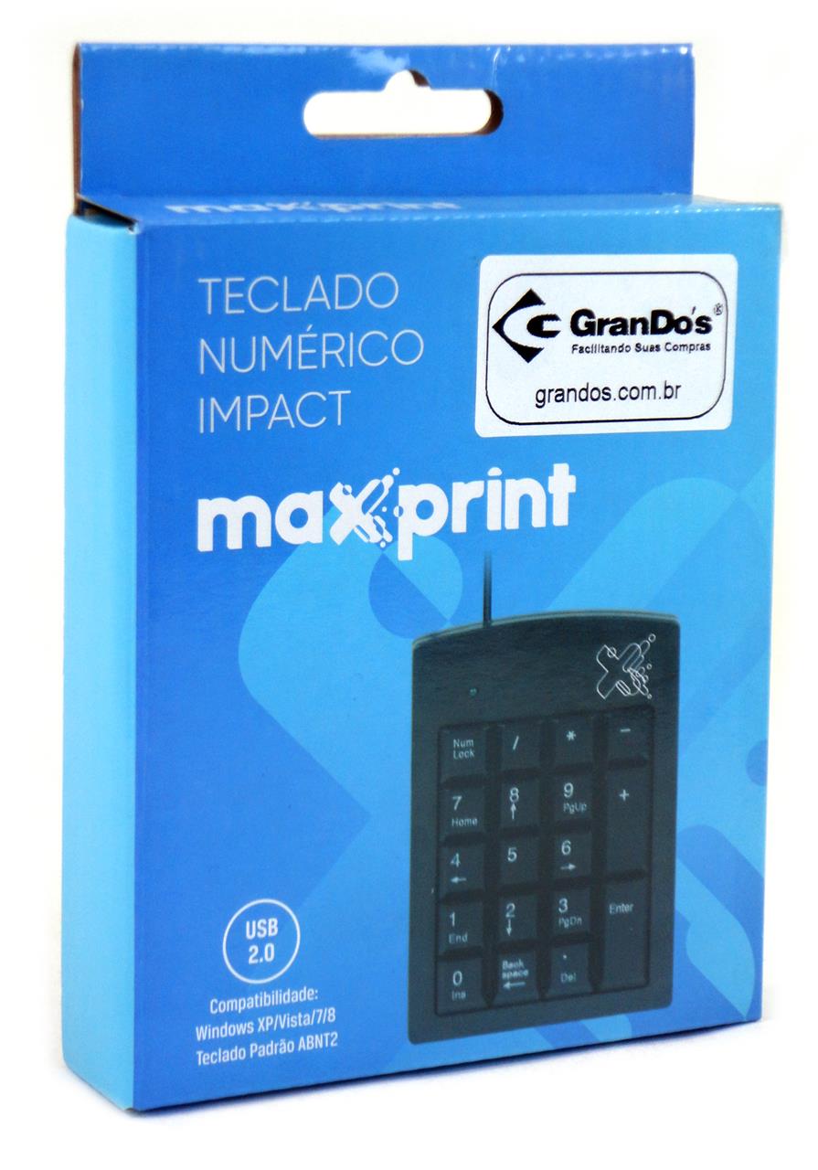 Teclado - Teclado Numérico Impact Maxprint