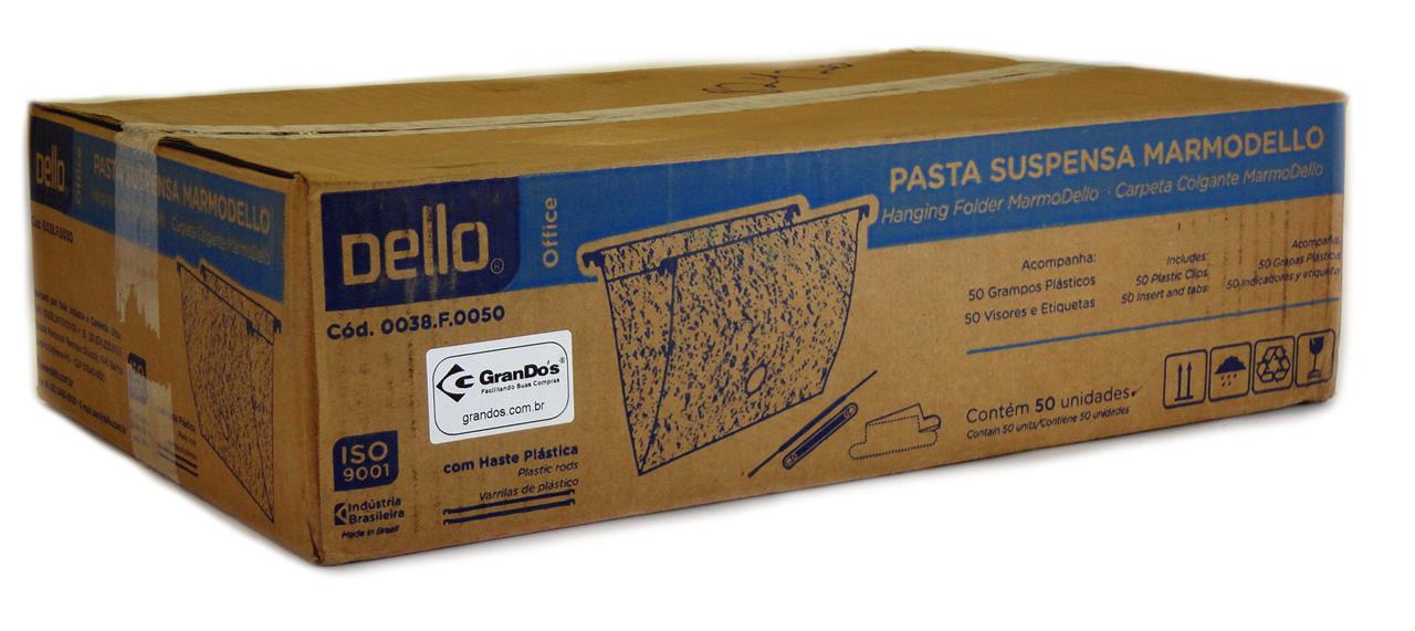 Pasta Suspensa Marmorizada caixa com 50 unidades