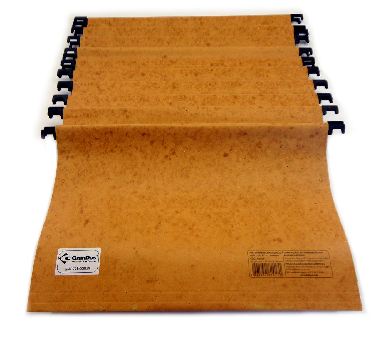 Pasta Suspensa Marmorizada pack com 10 unidades Dello