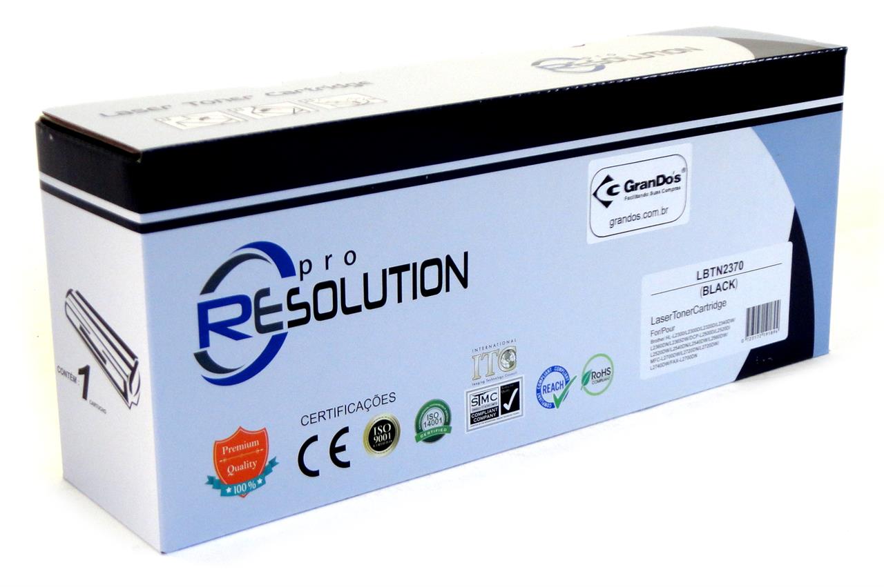 Toner e Fotocondutor para Brother - Toner Resolution TN2370