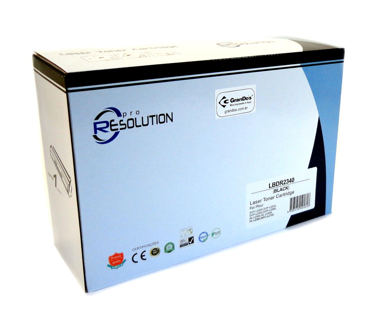 Toner e Fotocondutor para Brother - Fotocondutor Resolution DR2340