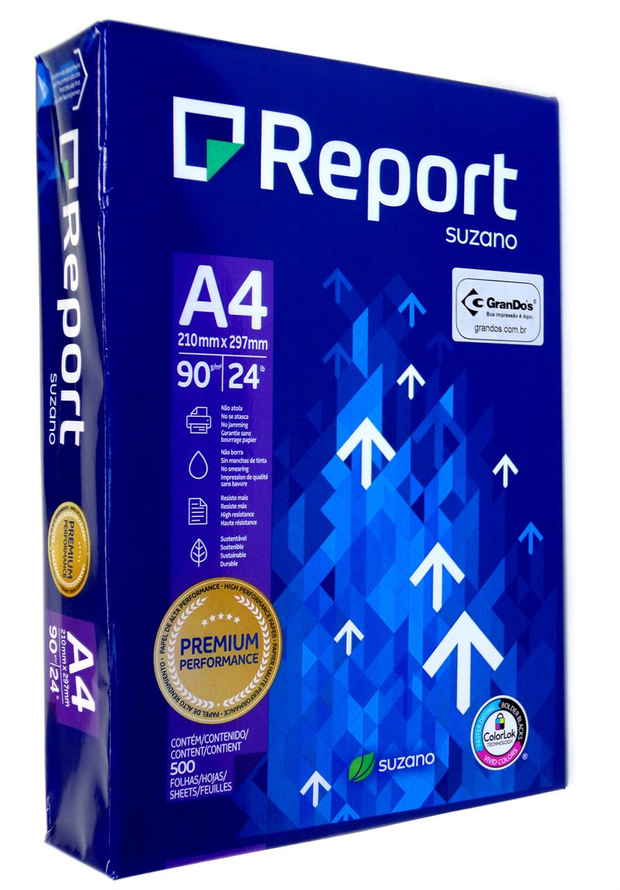Sulfite - Papel Sulfite GRAMATURA 90 A4 Report Premium