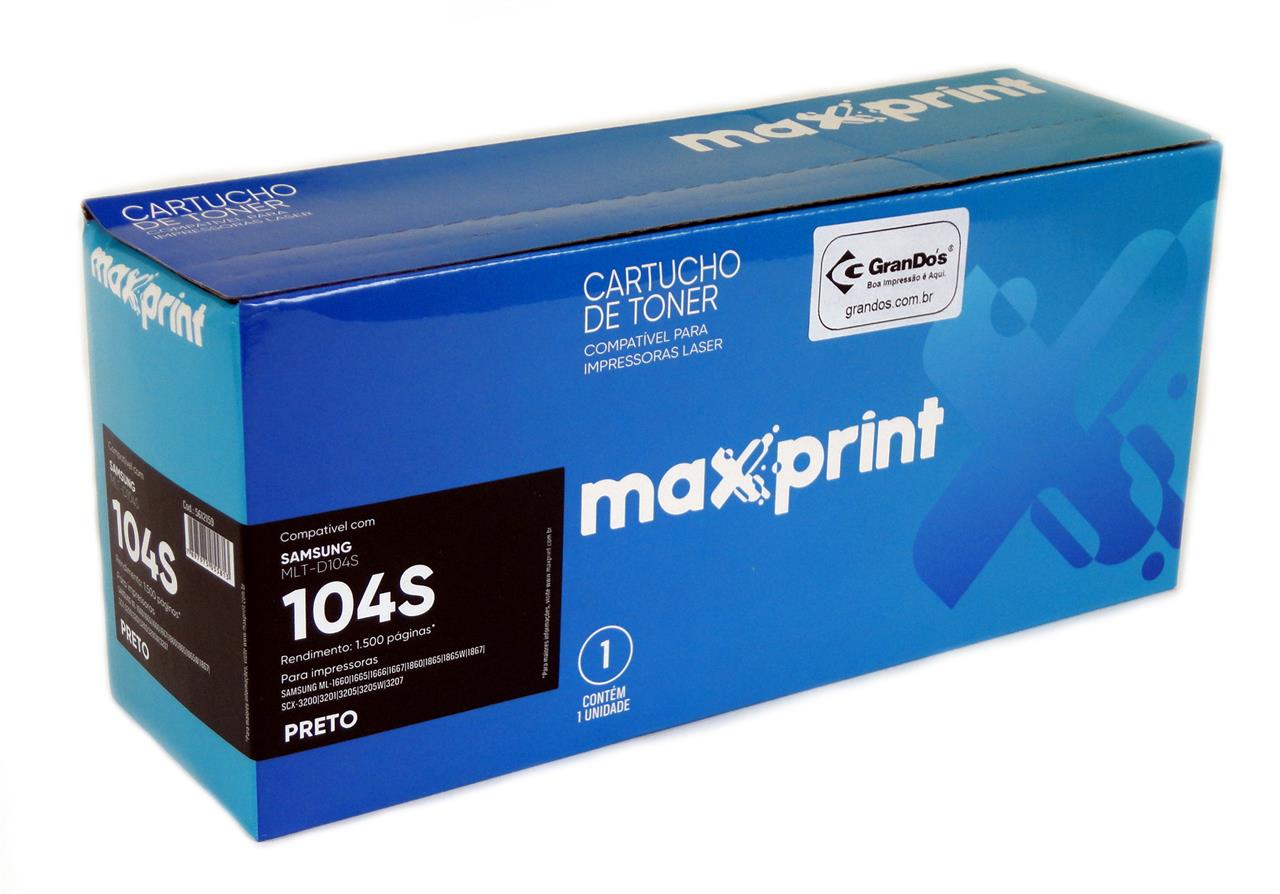 Toner Similar Maxprint - Toner Maxprint Samsung MLT-D104S