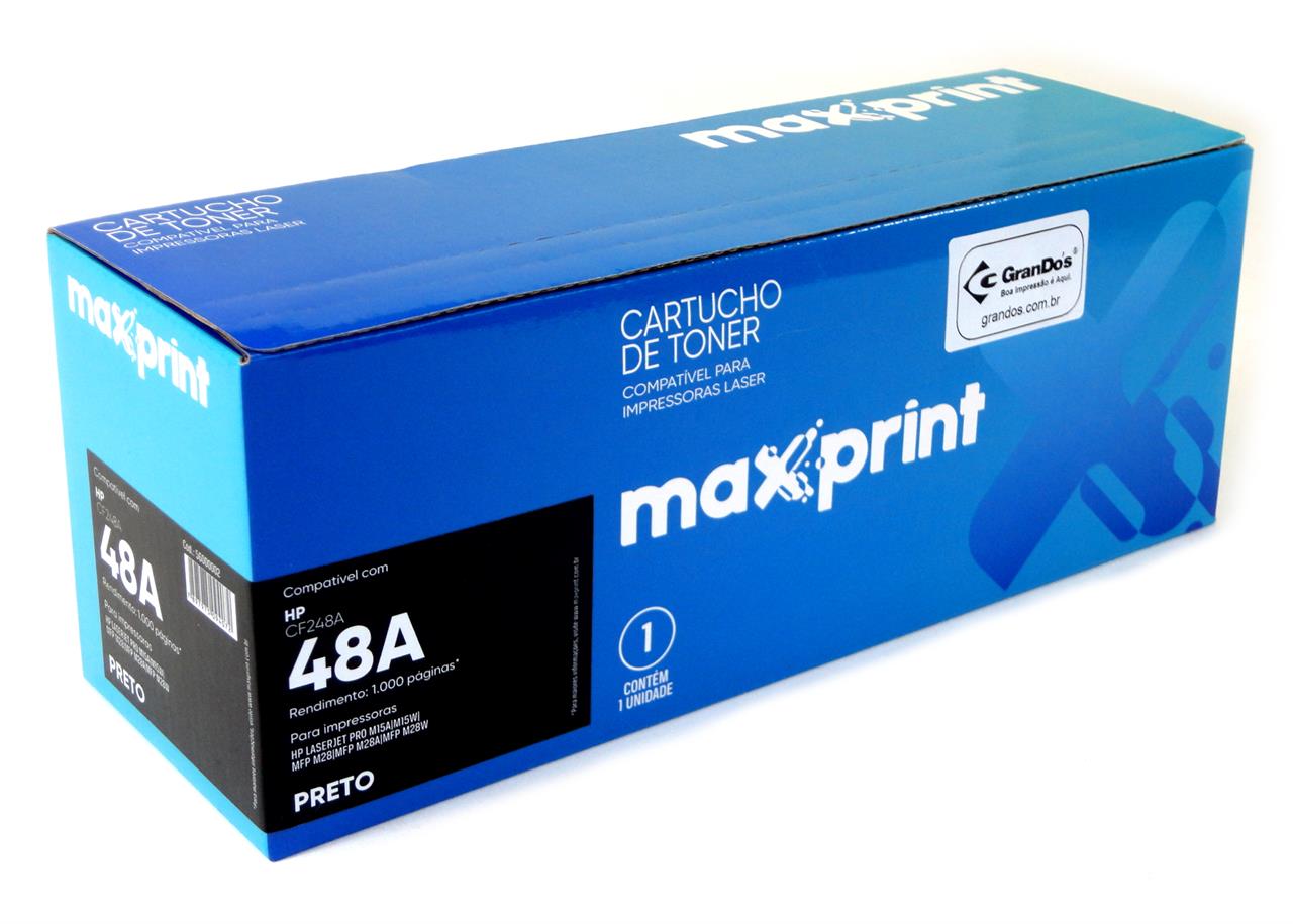 Toner Similar Maxprint para Impressoras e Multifuncionais - Toner Maxprint CF248A