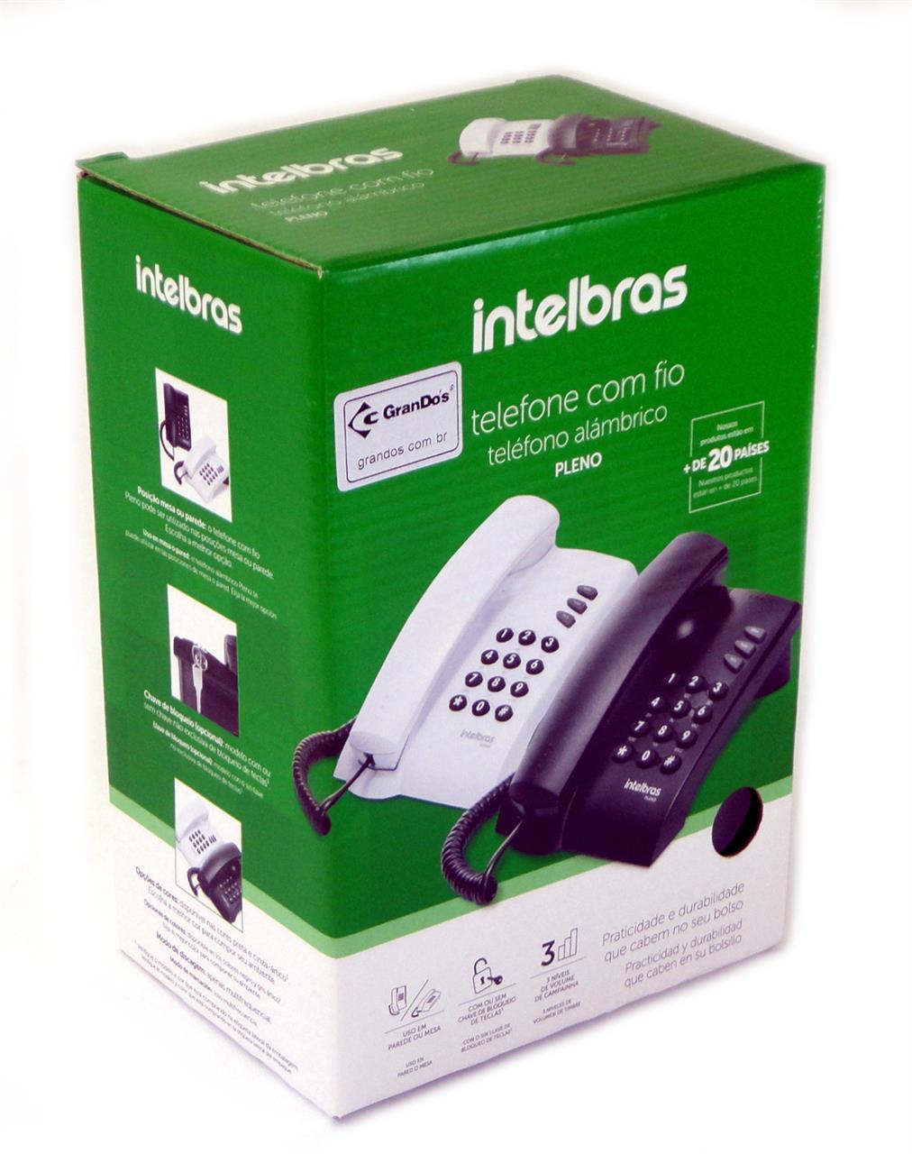 Telefone com fio Intelbras Pleno